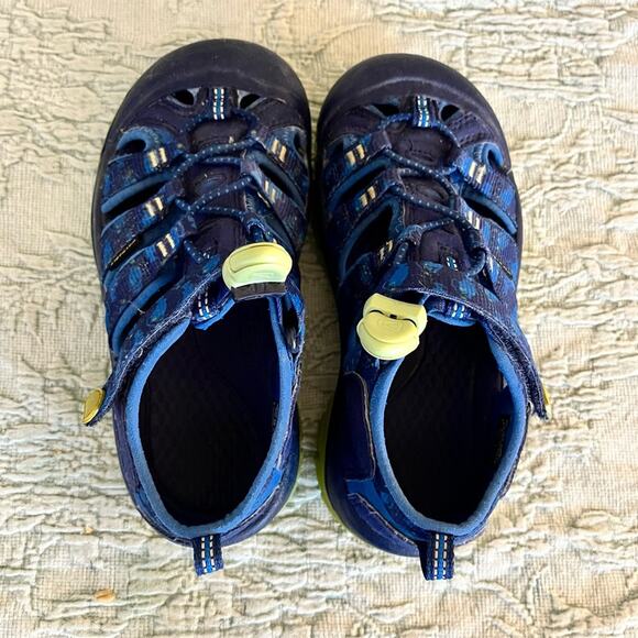 Keen Kids Newport H2 Sandals Kids Size 12 Outdoor Drawstring Wahsable - Picture 9 of 12